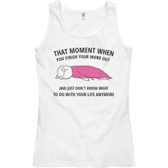 WHEN YOU FINISH YOUR WORKOUT & DON'T KNOW WHAT TO DO