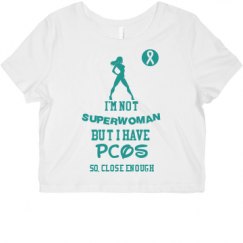 Ladies Slim Fit Crop Top Tee