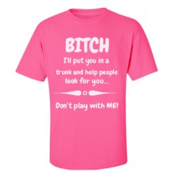 Unisex Ultra Cotton Safety Neon Crewneck Tee