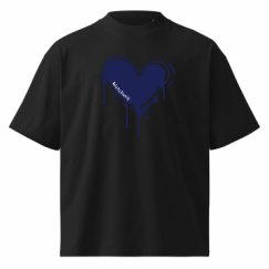 Unisex Organic Oversized High Neck T-Shirt