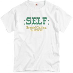 Self Branded White Green & Gold