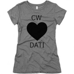 Ladies Slim Fit Super Soft Triblend Tee