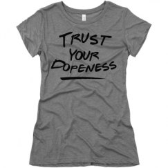 Ladies Slim Fit Super Soft Triblend Tee