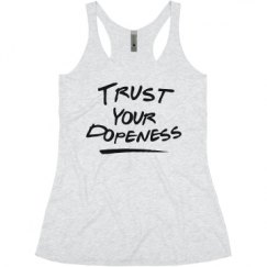 Ladies Slim Fit Super Soft Racerback Triblend Tank