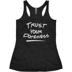 Ladies Slim Fit Super Soft Racerback Triblend Tank