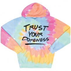 Unisex Tie-Dye Fleece Hoodie