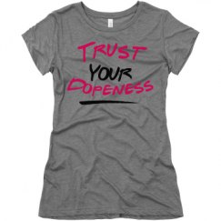 Ladies Slim Fit Super Soft Triblend Tee