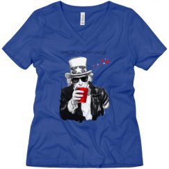 Ladies Relaxed Fit V-Neck Tee