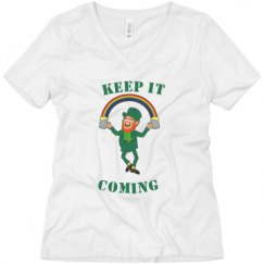 Ladies Relaxed Fit V-Neck Tee