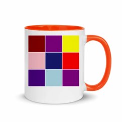 11oz Ceramic Mug with Color Inside