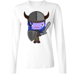 Ladies Relaxed Fit Basic Long Sleeve Tee