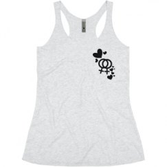 Ladies Slim Fit Super Soft Racerback Triblend Tank