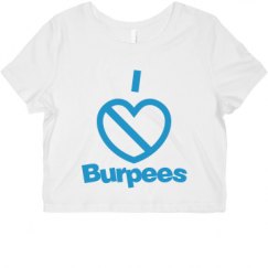 Ladies Slim Fit Crop Top Tee