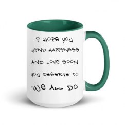 15oz Ceramic Mug with Color Inside