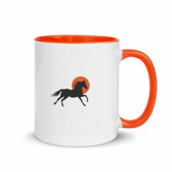 11oz Ceramic Mug with Color Inside