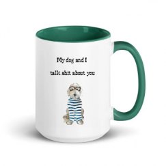 15oz Ceramic Mug with Color Inside