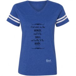Ladies Relaxed Fit Vintage Sports Tee