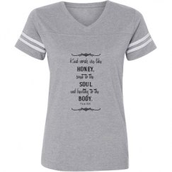Ladies Relaxed Fit Vintage Sports Tee