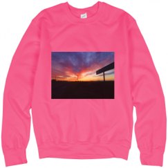 Unisex Neon Crewneck Sweatshirt