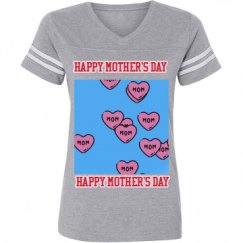 Ladies Relaxed Fit Vintage Sports Tee