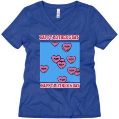 Ladies Relaxed Fit V-Neck Tee