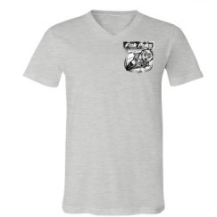 Unisex V-Neck Jersey Tee