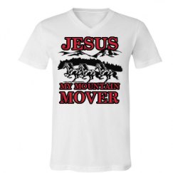 Unisex V-Neck Jersey Tee