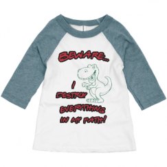 Toddler 3/4 Sleeve Raglan Tee
