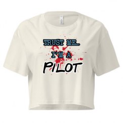 Ladies Festival Cali Crop Top Tee