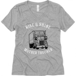 Ladies Relaxed Fit V-Neck Tee