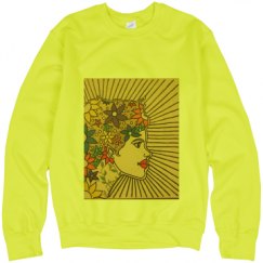 Unisex Neon Crewneck Sweatshirt