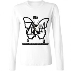 Ladies Relaxed Fit Basic Long Sleeve Tee