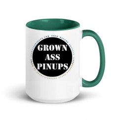 15oz Ceramic Mug with Color Inside