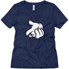 Ladies Relaxed Fit V-Neck Tee