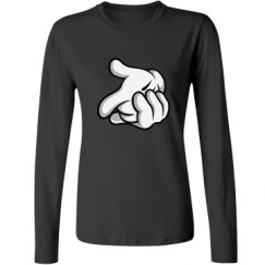 Ladies Relaxed Fit Basic Long Sleeve Tee