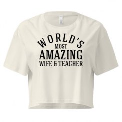 Ladies Festival Cali Crop Top Tee