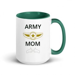 15oz Ceramic Mug with Color Inside