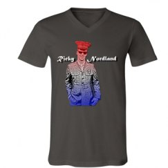 Unisex V-Neck Jersey Tee