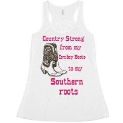 Ladies Flowy Racerback Tank