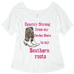 Ladies Flowy Slouchy Tee