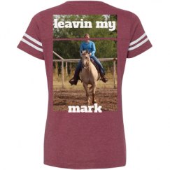 Ladies Relaxed Fit Vintage Sports Tee