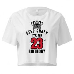 Ladies Festival Cali Crop Top Tee