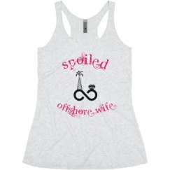Ladies Slim Fit Super Soft Racerback Triblend Tank
