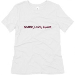 Ladies Relaxed Fit Super Soft Triblend Tee