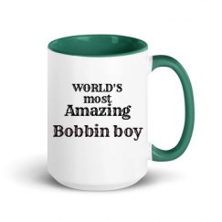 15oz Ceramic Mug with Color Inside