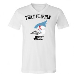 Unisex V-Neck Jersey Tee