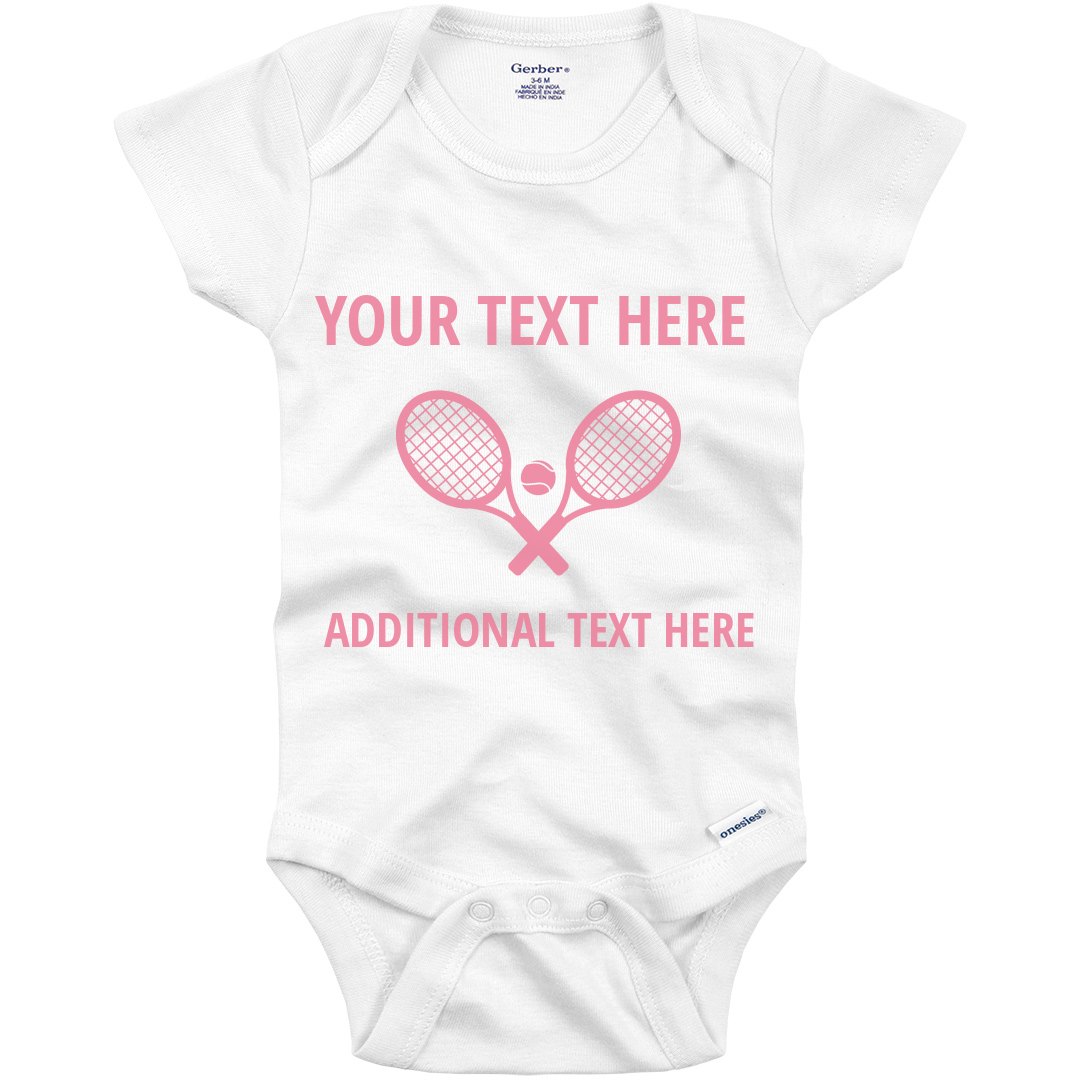 baby tennis onesie
