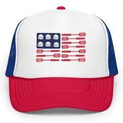 Grilling Fourth Of July Father's Day Trucker Hat
