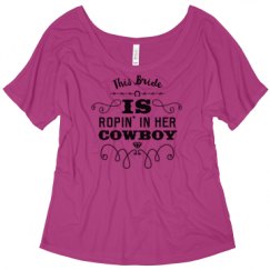 Ladies Flowy Slouchy Tee