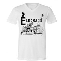 Unisex V-Neck Jersey Tee